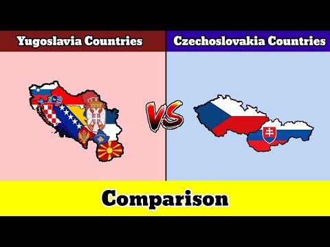 Let's Compare Former Yugoslavia Countries VS Former Czechoslovakia Countries | Data Duck