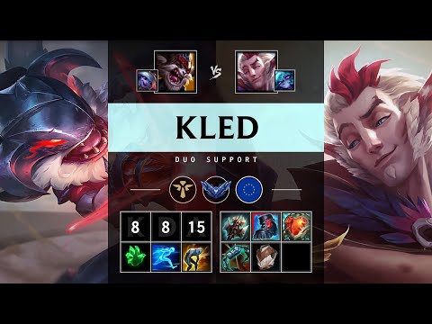 Kled Support vs Rakan - EUW Diamond Patch 25.15