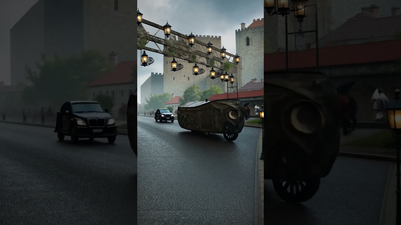 Since the village cobblestone path leads to the castle gates🤯3D Special Effects | 3D Animation