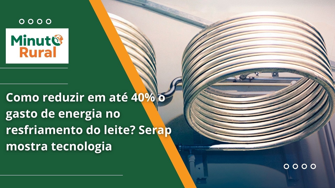 Como reduzir em até 40% o gasto de energia no resfriamento do leite? Serap mostra tecnologia
