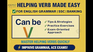 Master Helping Verbs in Minutes | Use of Is, Am, Are, Have, Has, Will | AskPrep