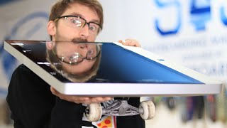 WE TURNED A 27in APPLE IMAC INTO A SKATEBOARD!?!