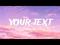 Sundial - Your Text (lyrics)