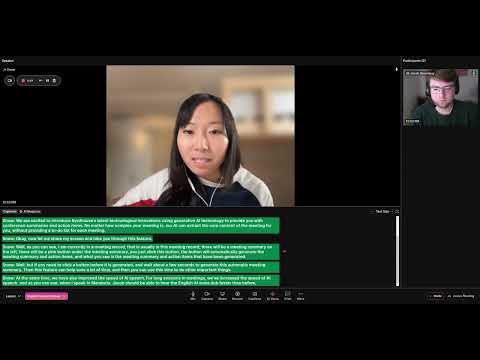 Translation with Context + AI Meeting Summary