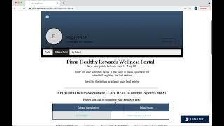 Pima Healthy Rewards Portal - HOW TO