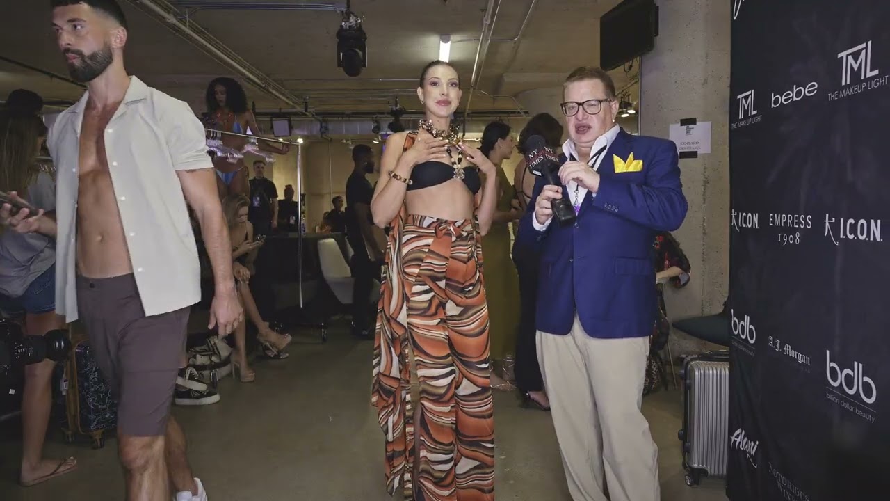 Model Alyssa interviewed @artheartsfashion LAFW