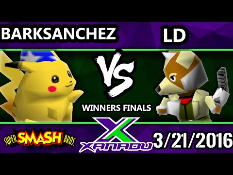 S@X 142 - TF | Barksanchez (Pikachu) Vs. LD (Fox) SSB64 Winners Finals - Smash 64