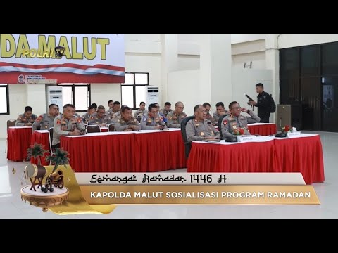 KAPOLDA MALUT SOSIALISASI PROGRAM POLRI SELAMA RAMADAN