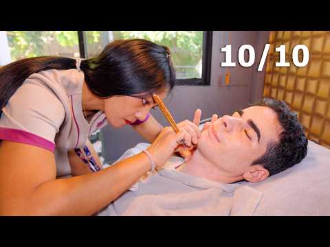 ASMR: Amazing Body Wash, Scrub and Full Service Barbershop Massage