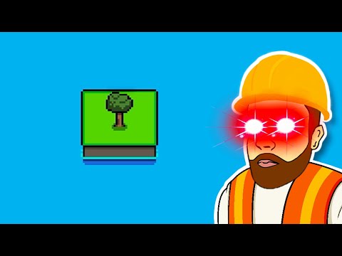 I had to chop down trees on this island...