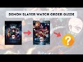 How To Watch Demon Slayer In Order Movies Included Anime