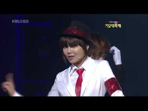 [HD] 091230 SNSD, Super Junior, SHINee -  Smooth Criminal @ KBS Gayo Daejun