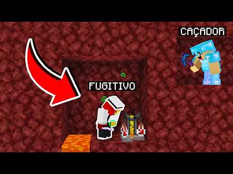 100 Dias sendo PERSEGUIDO Por CAÇADOR no Minecraft!
