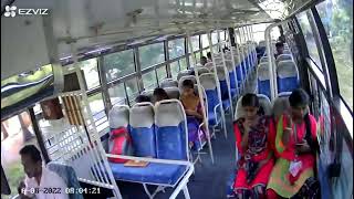 Live Private  Bus accident  School boy spot out Bi