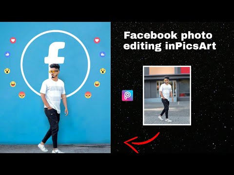 Facebook photo editing // PicsArt in mobile-Jerin Editz
