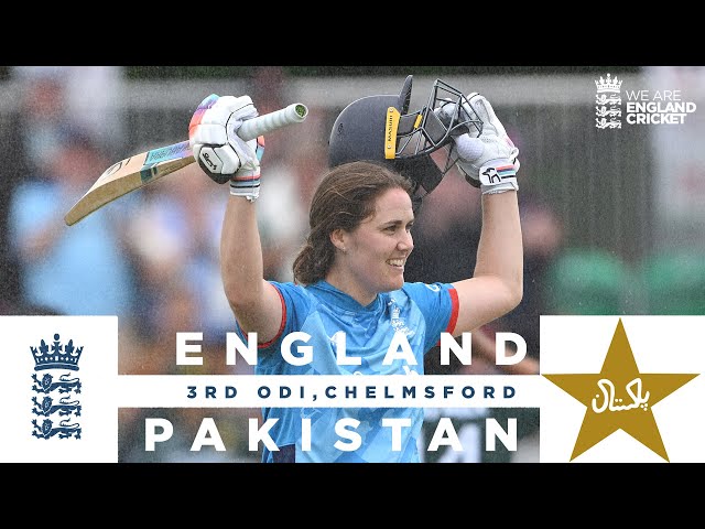 Superb Scriver-Brunt Scores 124* | Highlights – England v Pakistan | 3rd Women’s Metro Bank ODI 2024