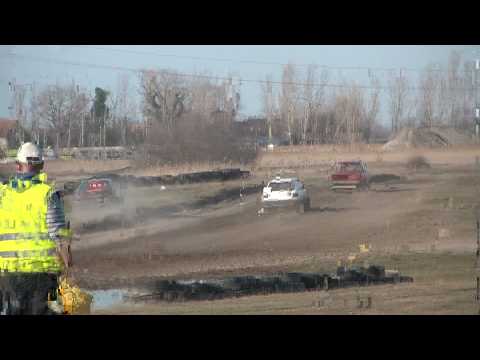 Autocross Dömsöd 1,6 baleset 2010.03.21