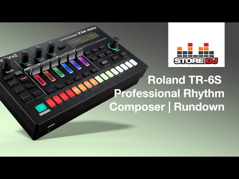 Roland Aira TR-6S Professional Rhythm Composer Drum Machine w/ 606, 707, 808, 909 & More - Store DJ