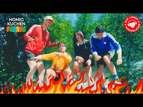 Der Boden ist Lava 🌋 – Honigkuchenpferde | Musikspaß für Kinder und Eltern!