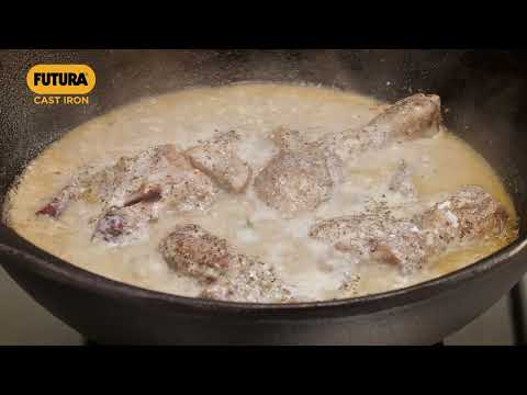 Cast Iron Kadhai 3.5 Litre with Glass Lid (CIK35G)