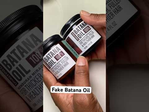 Fake Batana Oil Versus Real Batana Oil