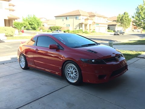 Authentic JDM BBS LM on my Civic Si Coupe