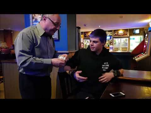 Kevin Jay Comedy Hypnotist - Sam finding his phone stuck to table