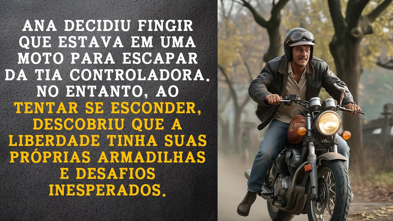 Quando a Farsa Não Funciona: Ela Usou uma Moto para Fugir da Tia e a Realidade a Pegou!