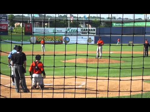 Dylan Bundy pitches to Jose Bonilla