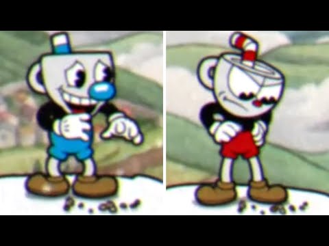 Cuphead DLC - Cuphead and Mugman Reaction to Dropping The Astral Cookie