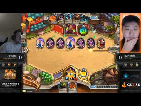 Hearthstone Curse Trials Tournament: Forsen vs StrifeCro