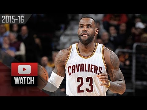 LeBron James Full Highlights vs Raptors (2016.01.04) - 20 Pts, 7 Ast