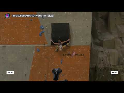 Nika Potapova 2019 IFSC Europe Climbing Championships   Lead Semi Finals