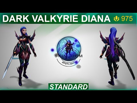 Dark Valkyrie Diana Skin Spotlight 2020 | SKingdom - League of Legends