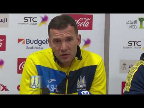 Cаудівська Аравія — Україна: прес-конференція Андрія Шевченка