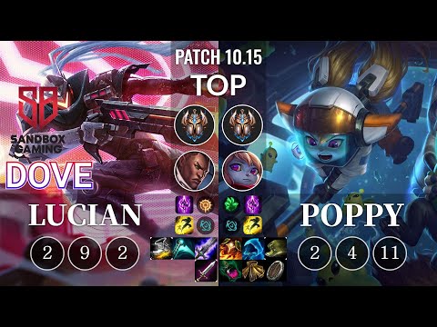 SB Dove Lucian vs Poppy Top - KR Patch 10.15