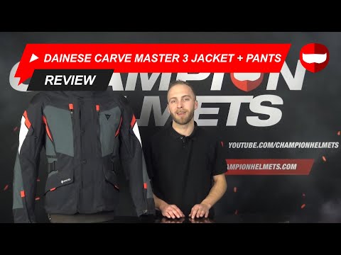 Dainese Carve Master 3 Jacket + Pants - Review - Champion Helmets