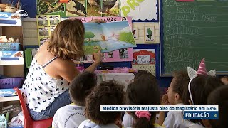 Novo piso salarial dos professores entra em vigor e será avaliado pelo Congresso