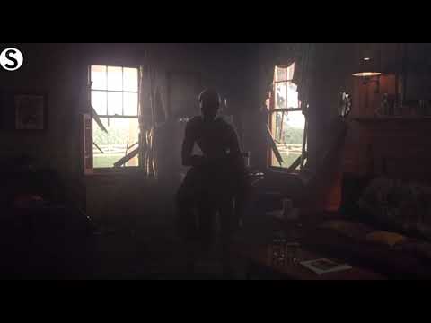 Signs Alien scene without the final truck moment with wife.