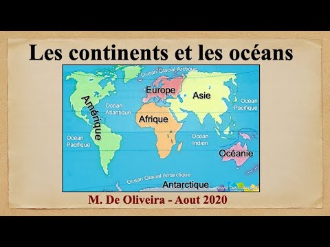 Learn about continents and oceans