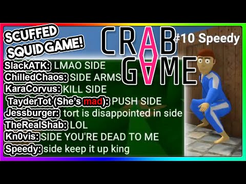 I ANGERED SO MANY PEOPLE ON CRAB GAME (I am a menace)(Scuffed-Squid Game Creator Lobby!)