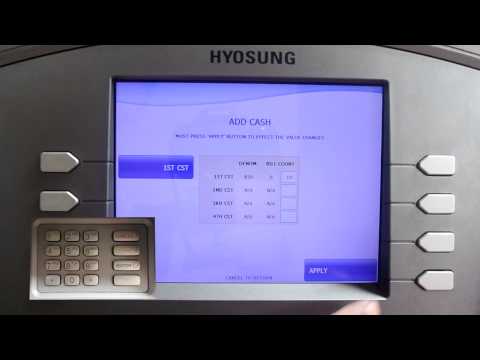 Nautilus Hyosung 1800CE Tutorial - Add Cash - Rapid ATM Group PTY Limited
