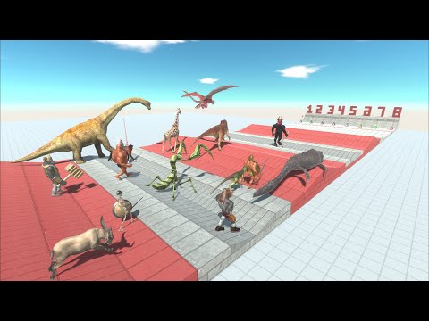 Race on rough roads for All units - Animal Revolt Battle Simulator