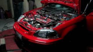 b16a turbo from jamaica on the dyno