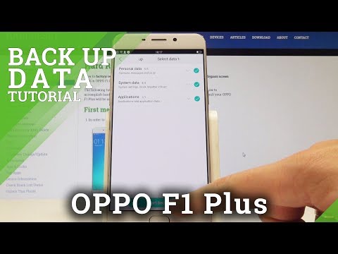 How to Back Up Data on OPPO F1 Plus - Allow Local Backup