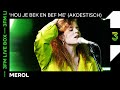 MEROL met akoestische versie van 'Hou Je Bek En Bef Me' | 3FM Live Box | NPO 3FM
