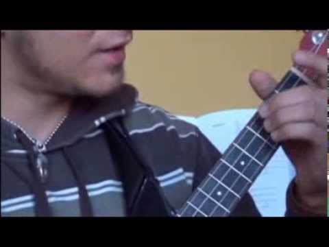 Smoke on the water - Ukulele Tutorial (Deutsch/German)