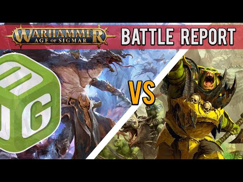 Kruleboyz vs Legions of the First Prince Age of Sigmar Battle Report Ep 87