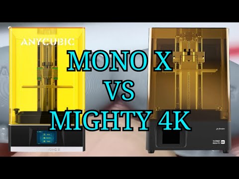 Anycubic Photon Mono X VS Phrozen Sonic Mighty 4k