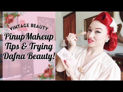 Pinup Makeup Tips & Trying Dafna Beauty!